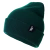 bonnet-vert-foret-unisexe-hiver Bonnet vert foncé unisexe pour l'hiver