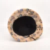 bob-fourrure-homme-leopard-doublure-noire Bob fourrure homme motif léopard avec doublure noire