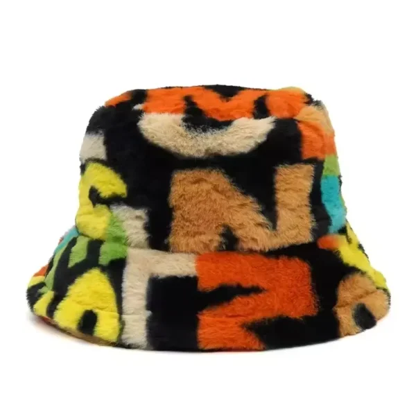 bob-homme-fourrure-chaud-motif-noir-orange Bob homme en fourrure chaude motif noir et orange